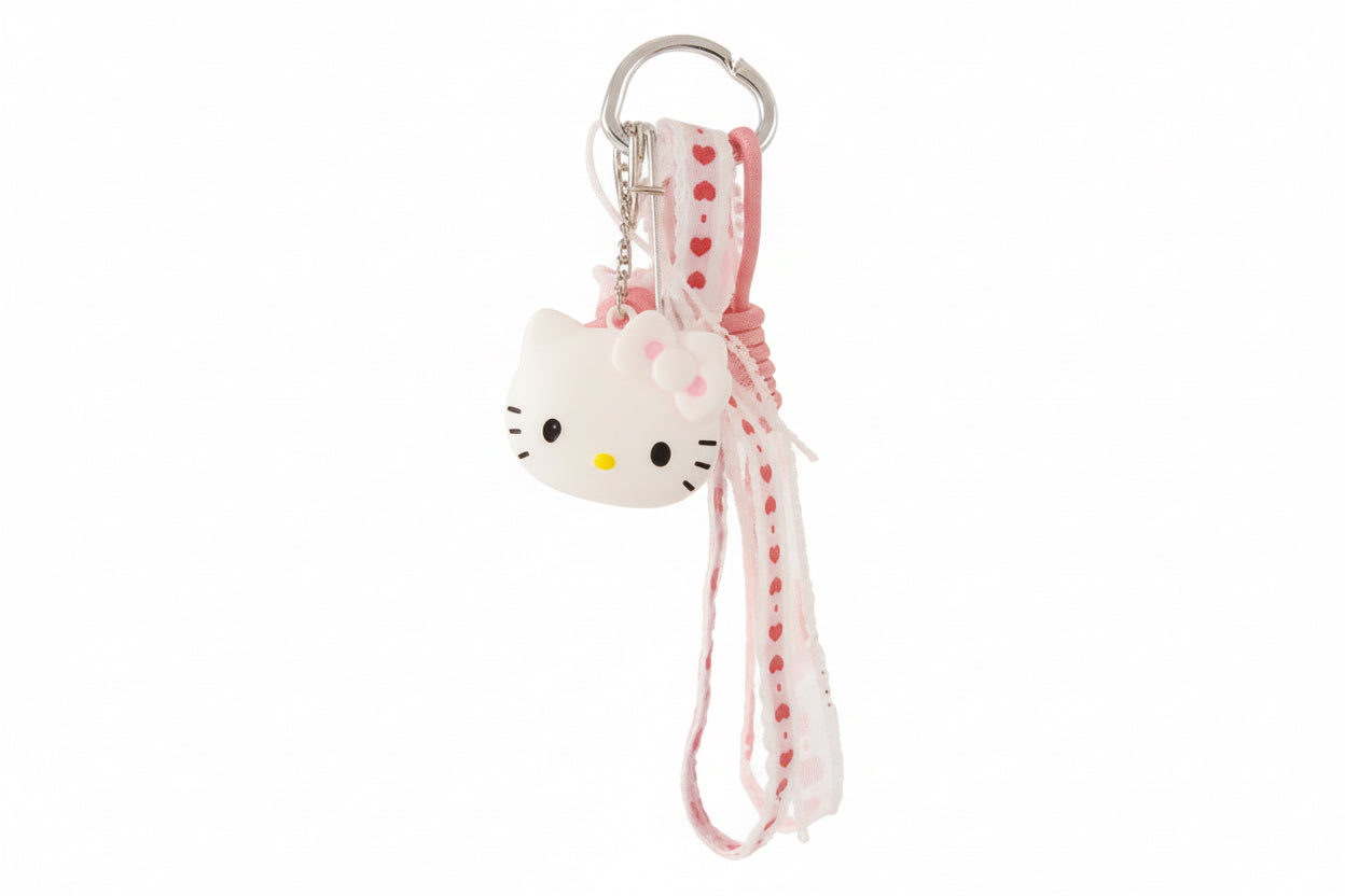 Pink Hello Kitty Keychain