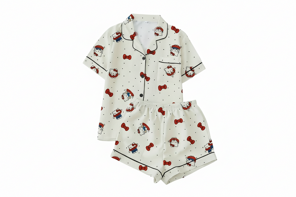 Women's Sanrio Red Bow Hello Kitty Pajamas