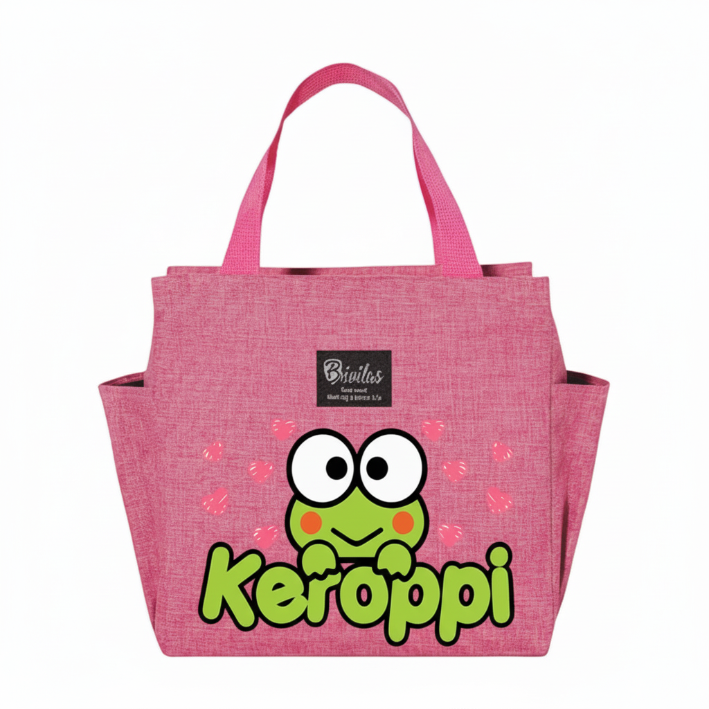 Sanrio Valentine'S Day Keroppi Large Capacity Insulated Bag