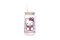 16 Ounces, Pink Hello Kitty Design Plastic Water Bottle