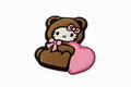Hello Kitty Bear Holding Heart Rug