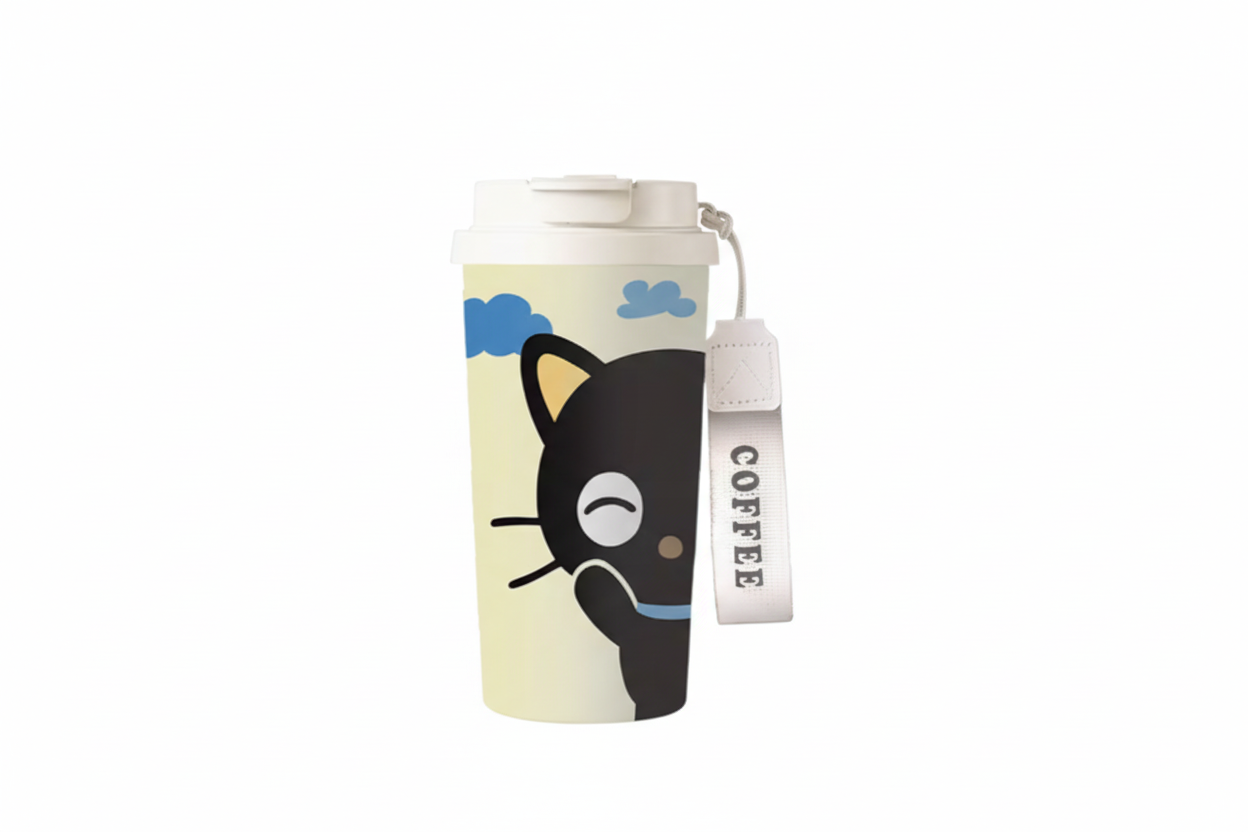 Chococat Themed Stainless Steel Travel Cup